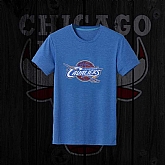 Men's Cavaliers Fresh Logo Blue Short Sleeve T-Shirt FengYun,baseball caps,new era cap wholesale,wholesale hats